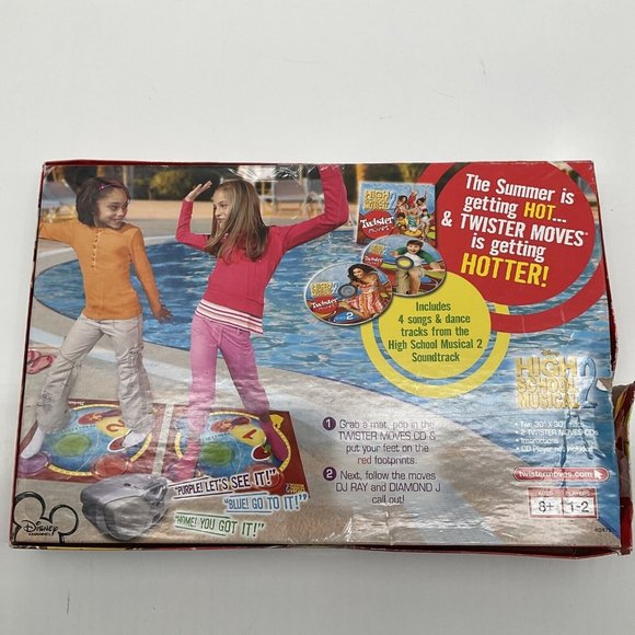 Twister Moves - High School Musical Edition 2 CDs - MB Games Disney Dance Mats - Picture 3 of 3